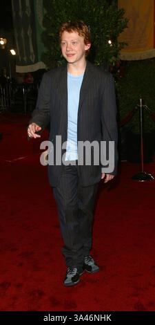 Nov. 16, 2002 - Los Angeles, California, Stati Uniti d'America - Rupert Grint -..HARRY POTTER - WB PREMIERE -.MANN VILLAGE THEATRE, Westwood, CA -.novembre 14, 2002 -. NINA PROMMER/ 2002 K27167NP(Immagine di credito: © Globo foto/ZUMAPRESS.com) Foto Stock
