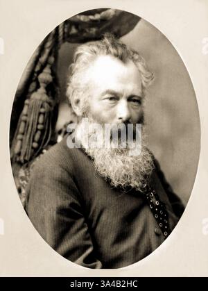 1870 CA , RUSSIA : il pittore russo IVAN SHISHKIN ( Ivanovič Šiškin Ivanovich , 1832 - 1898 ). Foto di Andrei Osipovich Karelin . - ARTE - ARTE - PITTURA - PITTORE - artista - ritratto - ritratto - barba - barba - STORIA - FOTO STORICHE - ARCHIVIO GBB Foto Stock