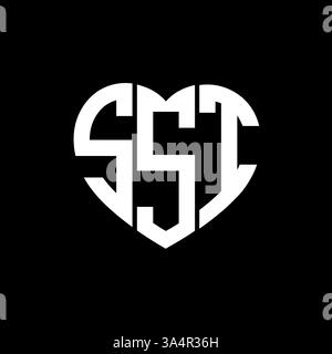 SST, iniziali geometriche astratte e piatte, design esclusivo e moderno con logo a lettera vettoriale. Logo monogramma SST. Illustrazione Vettoriale