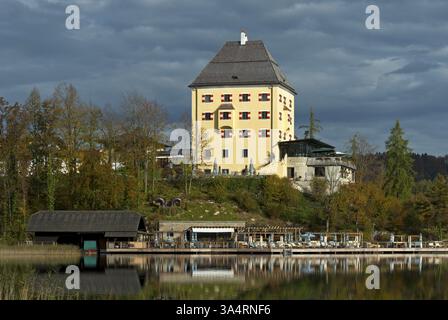 Rosewood Hotel Schloss Fuschl am Fuschlsee, Hof vicino a Salisburgo, Salzkammergut, Austria, Europa Foto Stock