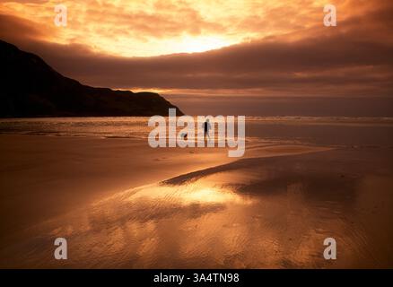 Maghera Strand, Ardara, Contea di Donegal, Irlanda Foto Stock