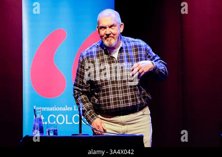 Dietmar Bär bei der lit. Colonia 2025 Veranstaltung Untertage - um die ganze Welt in der Stadthalle . Köln, 19.03.2025 *** Dietmar Bär all'evento LIT Cologne 2025 Underground Around the Whole World nella Stadthalle di Colonia, 19 03 2025 foto:XR.xSchmiegeltx/xFuturexImagex untertage 5306 Foto Stock