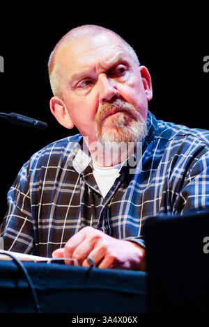 Dietmar Bär bei der lit. Colonia 2025 Veranstaltung Untertage - um die ganze Welt in der Stadthalle . Köln, 19.03.2025 *** Dietmar Bär all'evento LIT Cologne 2025 Underground Around the Whole World nella Stadthalle di Colonia, 19 03 2025 foto:XR.xSchmiegeltx/xFuturexImagex untertage 5319 Foto Stock