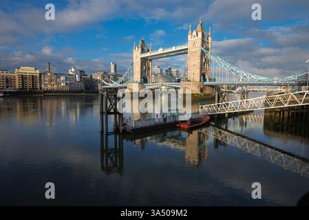 Icon of London, Tower Bridge, London, England, UK Foto Stock