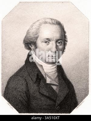 Ritratto di Franz Joseph Gall (1758-1828) medico tedesco Foto Stock