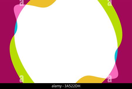 Banner Wave astratta modello Web elegante vettore Illustrazione Vettoriale