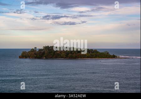 Isola di Isla Uvita in Costa Rica Foto Stock