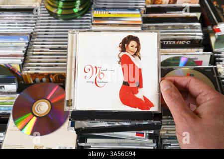 CD Christmas album: Mariah Carey - buon Natale Foto Stock
