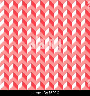 Contorno rosa sfondo geometrico astratto senza cuciture Illustrazione Vettoriale