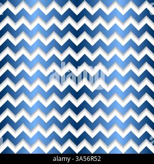 Sfondo pattern geometrico senza cuciture astratto con contorno a gradiente blu Illustrazione Vettoriale