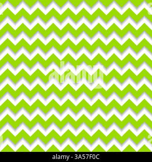 Onde d'ombra geometriche astratte al neon Green sfondo senza cuciture per sfondo, motivo, Web, blog, superficie, texture, grafica e stampa Illustrazione Vettoriale