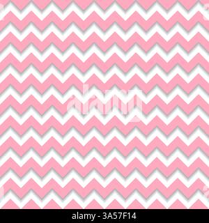 Onde d'ombra geometriche astratte rosa sfondo senza cuciture per sfondo, motivo, Web, blog, superficie, texture, grafica e stampa Illustrazione Vettoriale