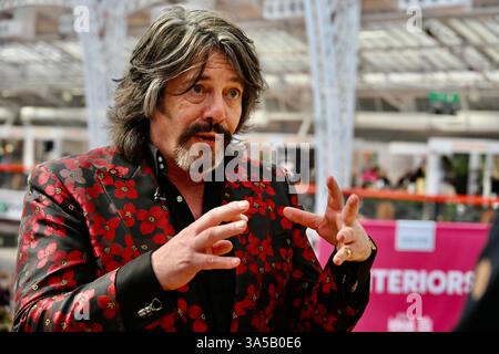 Laurence Llewelyn-Bowen, Ideal Home Show 2025, Olympia, Londra, Regno Unito Foto Stock