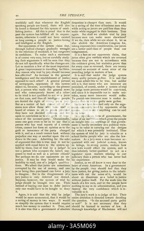 Pubblicata mensilmente dal 1888 al 1891, la rivista Student documentava la vita studentesca alla Mankato State Normal School, con articoli su sport, club, eventi locali e vita sociale. Nella pubblicazione sono stati anche pubblicati annunci locali di aziende, che è stato sostituito dal Mankatonian. Foto Stock