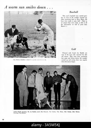 L'annuario Tradewind del 1963 descrive in dettaglio i risultati conseguiti dagli studenti nel campo accademico, dell'atletica leggera e delle attività extracurriculari. Evidenzia anche il contributo degli studenti afroamericani alla storia della scuola e allo sviluppo della comunità. Foto Stock