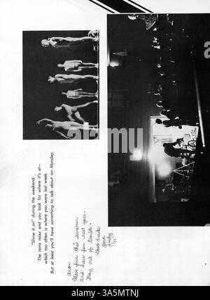 Il Robbinsdale High School Yearbook del 1970, Robin 70, cattura i risultati del corpo studentesco, lo sport, la facoltà e i punti salienti dell'anno scolastico 1969-1970. Foto Stock