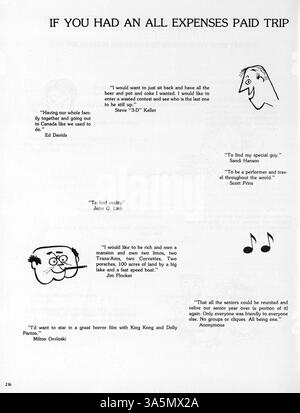 Questo annuario del 1980 cattura l'anno scolastico del Park Center High, documentando studenti, insegnanti, club, atletica leggera, e momenti chiave dell'anno scolastico 1979-1980. Foto Stock