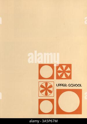 Questa edizione del 1967 dell'annuario Tatler documenta gli studenti, gli insegnanti, i club, lo sport e gli eventi importanti dell'anno scolastico 1966-1967 della Northrop Collegiate. Foto Stock