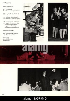 L'annuario "Echowan" del 1968 cattura i momenti chiave della St. Louis Park High School, tra cui studenti, insegnanti, atletica ed extracurricolare dell'anno scolastico 1967-1968. Foto Stock