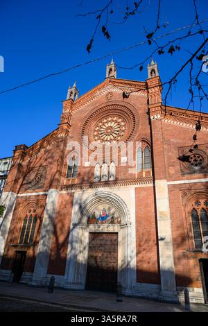 Chiesa parrocchiale di San Marco Milano – Milano, Italia – 4 marzo 2025 Foto Stock
