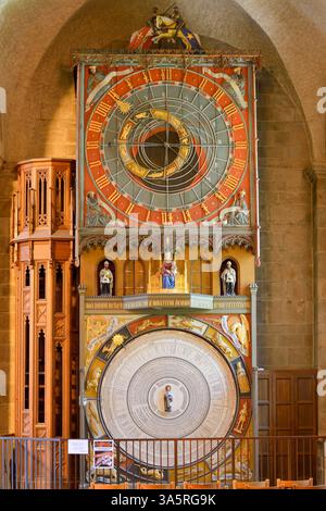 L'orologio astronomico della cattedrale di Lund Foto Stock