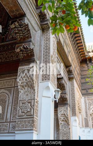 Afrika, Marokko, Marrakech, Bahia-Palast Foto Stock