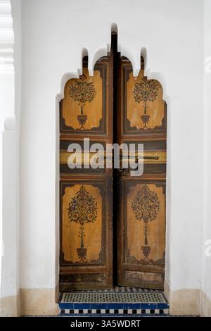 Afrika, Marokko, Marrakech, Bahia-Palast Foto Stock