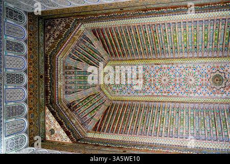 Afrika, Marokko, Marrakech, Bahia-Palast Foto Stock