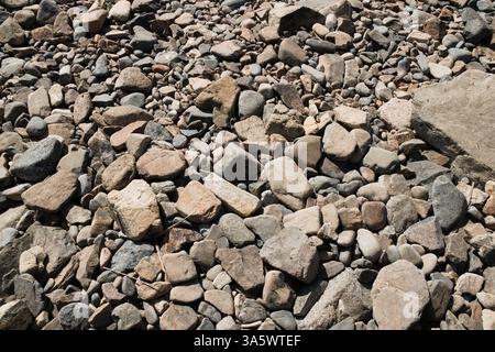Assortimento di rocce di Cape D'Aguilar Foto Stock