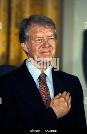 18 maggio 1978; Washington, DC, USA; IL PRESIDENTE DEGLI STATI UNITI JIMMY CARTER. Foto Stock