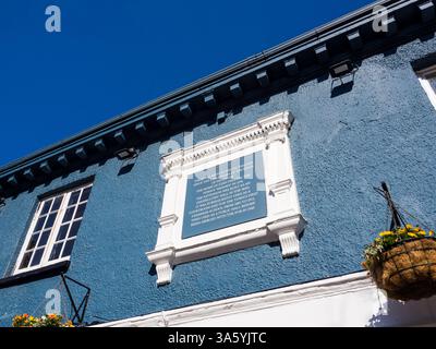 Fox and Finch Pub, ex School, ex Odd Fellows Hall, ex Prison, Ex Courthouse, Godalming, Surrey, Inghilterra, Regno Unito, Gran Bretagna. Foto Stock