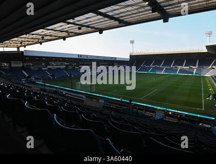 West Bromwich, Regno Unito. 24 marzo 2025. Una visione generale degli Hawthorns prima dell'amichevole internazionale agli Hawthorns di West Bromwich. Il credito per immagini dovrebbe essere: Cody Froggatt/Sportimage Credit: Sportimage Ltd/Alamy Live News Foto Stock