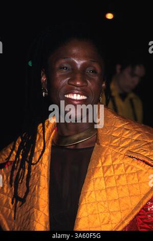 1 GENNAIO 2011 - K24344HMC: 7/3/02. ''THE CRUBLE''' SERATA DI APERTURA DELLO SPETTACOLO AL VIRGINIA THEATER DI NEW YORK..HAZELLE GOODMAN. HENRY McGee/ 2002 (immagine di credito: © Globe Photos/ZUMAPRESS.com) Foto Stock