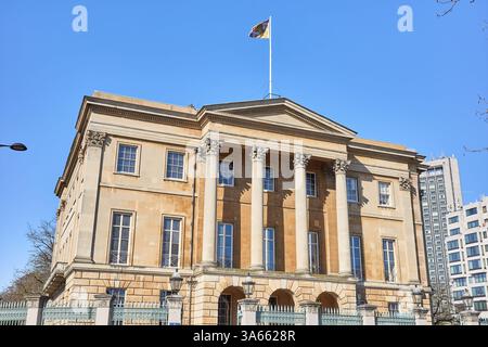 Apsley House, Hyde Park Corner, Londra, Inghilterra. Foto Stock