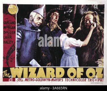 26 febbraio 2014 - ''Judy Garland, Ray Bolger, Bert Lahr e Jack Haley, poster cinematografico '''il mago di Oz'''', 1939' (Credit Image: © Glasshouse/ZUMA Wire) Foto Stock