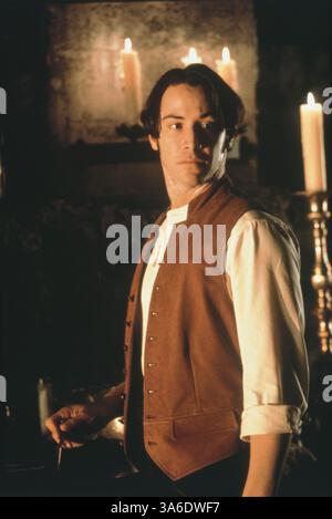 Nov 13, 1992; Hollywood, CA, Stati Uniti d'America; Direttore Francis Ford Coppola e Columbia Pictures portarvi "Bram Stoker's Dracula.' Keanu Reeves è giovane avvocato Jonathan Harker che viene tenuto prigioniero nel castello di Dracula. Foto Stock