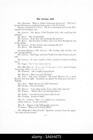 Il South High Yearbook del 1915 riflette le diverse attività e i risultati conseguiti da studenti e insegnanti durante l'anno accademico 1914-1915, evidenziando il coinvolgimento degli studenti afroamericani nella vita scolastica. Foto Stock