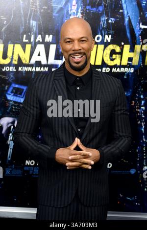 Comune alla prima mondiale di "Run All Night" all'AMC Loews Lincoln Square a New York City - 9 marzo 2015 Foto Stock