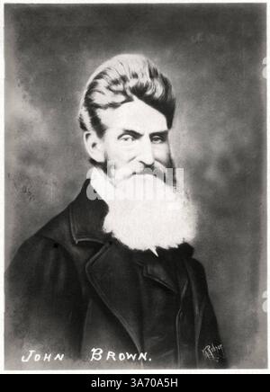 30 luglio 2014 - John Brown (1800-1859), abolizionista americano, Ritratto, circa 1859 (immagine di credito: © Glasshouse/ZUMA Wire) Foto Stock