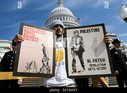 18 maggio 1978; Washington, DC, USA; una piccola manifestazione "pro-Israele" si svolge di fronte al Campidoglio a Washington, DC. Foto Stock