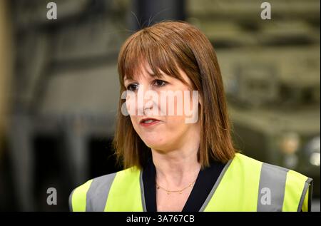 La RT Hon Rachel Reeves deputata, Cancelliere dello Scacchiere. Foto Stock
