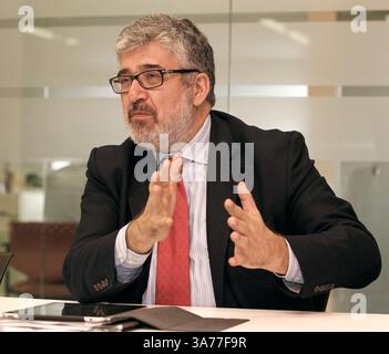 30 gennaio 2013 - Colombia - BogotÃ, Colombia enero 30 de 2013 JosÃ© Juan Ruiz, Gerente General y economista jefe departamento de IvestgaciÃ³n BID CrÃ©dito: CEET FotÃ³grafo: HECTOR FABIO ZAMORA (Credit Image: © El Tiempo/GDA/ZUMAPRESS.com) Foto Stock