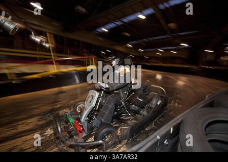 15 marzo 2013 - Dordrecht, Noord Hollland, Paesi Bassi - Carting at go-kart-in a dordrecht, olanda (immagine di credito: © Ton Koene/ZUMAPRESS.com) Foto Stock