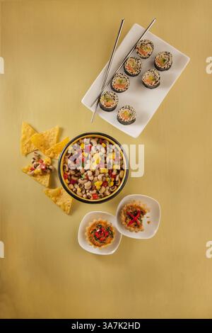 13 dicembre 2012 - Chicago, Illinois, USA - i piatti tradizionali di Capodanno si trasformano in antipasti ricchi di fortuna. (Immagine di credito: © Bill Hogan/MCT/ZUMAPRESS.com) Foto Stock