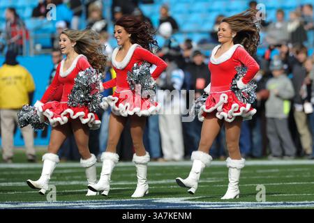 23 dicembre 2012 - Charlotte, North Carolina, U. S - i membri dei TOPCATS si esibiscono prima di una partita NFL tra gli Oakland Raiders e i Carolina Panthers al Bank of America Stadium. (Immagine di credito: © Shane Roper/ZUMAPRESS.com) Foto Stock