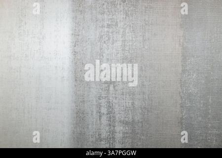 Sottile sfondo argento metallizzato texture con riflessi morbidi Foto Stock
