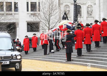 17 aprile 2013 - Regno Unito - Baronessa Margaret Thatcher funerale, St Paul's Cathedral, Londra Regno Unito, 17 aprile 2013, (immagine di credito: © Black Sheep/ZUMAPRESS.com) Foto Stock