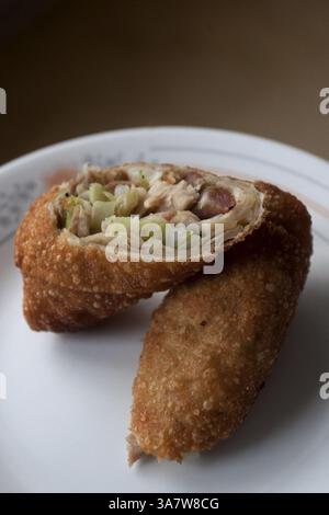 8 dicembre 2012 - Chicago, Illinois, USA - Fanny Go's egg roll viene servito nella sua casa di Chicago, Illinois, 8 dicembre 2012. (Immagine di credito: © Armando L. Sanchez/MCT/ZUMAPRESS.com) Foto Stock