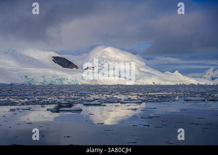Paradise Bay, Antartide Foto Stock