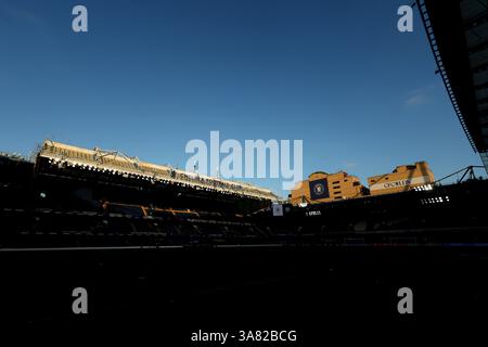 Londra, Regno Unito. 27 marzo 2025. Una vista generale di Stamford Bridge durante la partita di UEFA Women's Champions League allo Stamford Bridge di Londra. Il credito per immagini dovrebbe essere: David Klein/Sportimage Credit: Sportimage Ltd/Alamy Live News Foto Stock